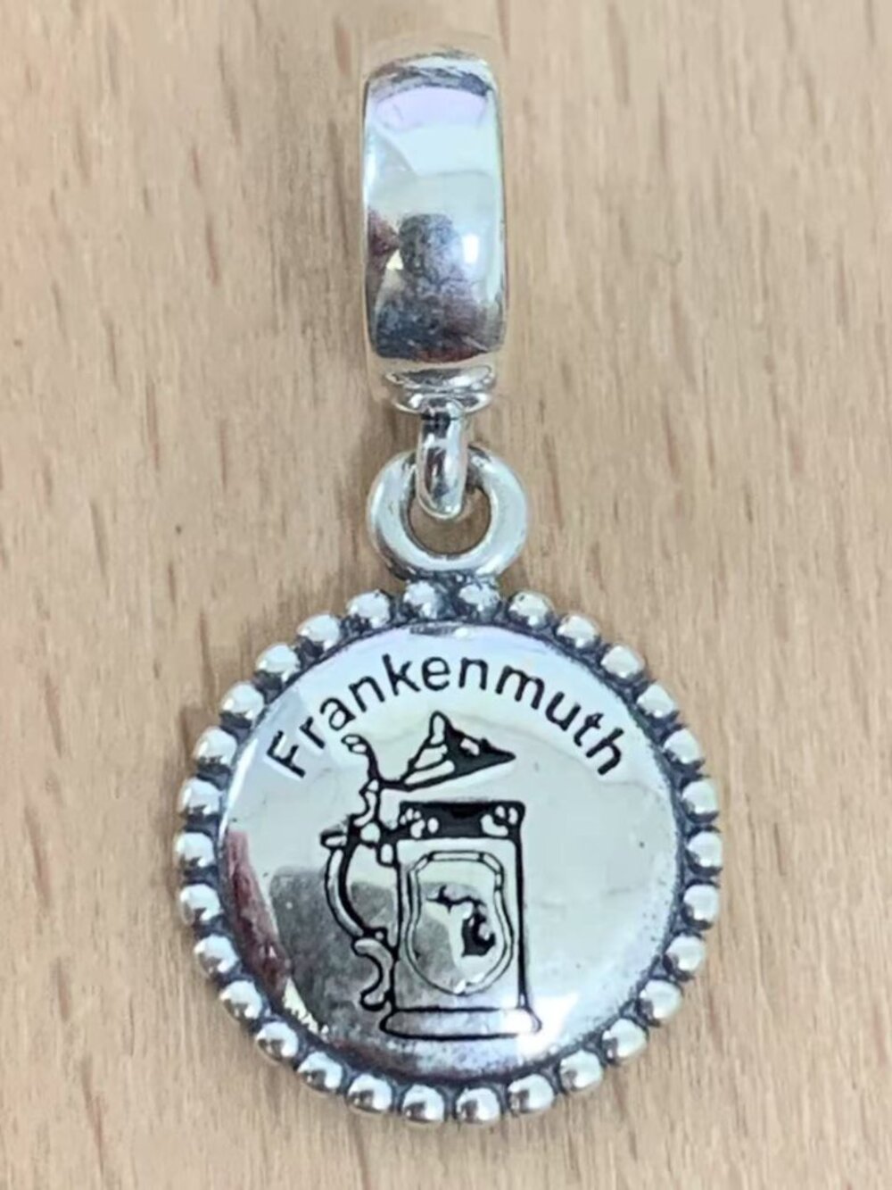 Pandora Frankenmuth Exclusive Charm, S925 Silver Jewelry
